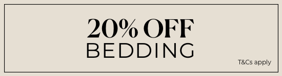 20% off bedding