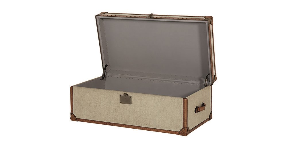 Houston End of Bed Oatmeal Trunk | Feather & Black - Ã‚Â£825 Ã‚Â£499. Houston End of Bed Oatmeal Trunk